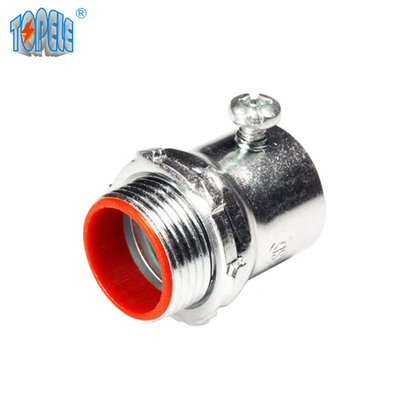 Topele EMT Steel Set Screw Connectors với W/O Plastic Throat