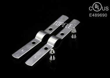 Sắt ống thép mạ kẽm / màu đen với nút, kẹp cầm ống UL tiêu chuẩn