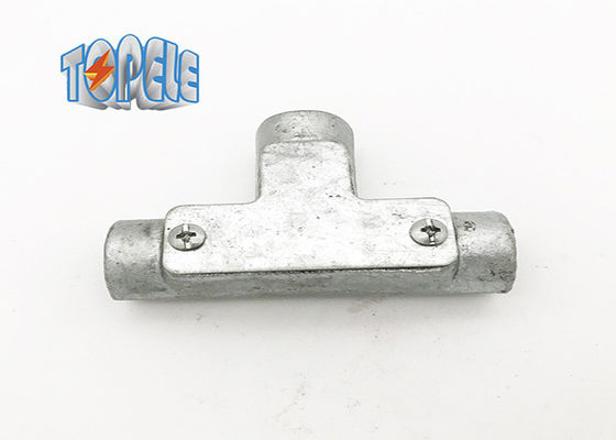 Sắt mềm BS4568 ống dẫn và phụ kiện kiểm tra kênh Tee Cổ tay