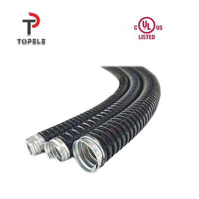 Thép kẽm điện Dây dẫn kim loại linh hoạt PVC phủ