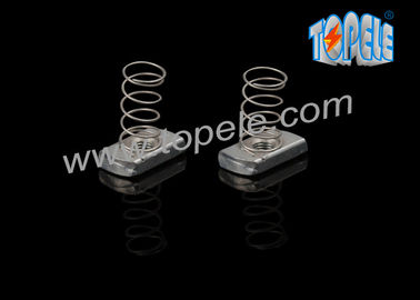 M6, M8, M10 Nút kênh Strut Nút xuân / Thép kẽm mạ kẽm Nút thép Strut / Nút xuân chất lượng tốt