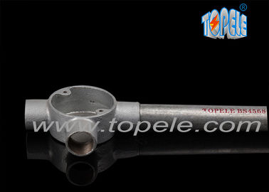 Hộp kết nối tròn bằng sắt mềm mại 3 đường ống điện BS4568 Tee