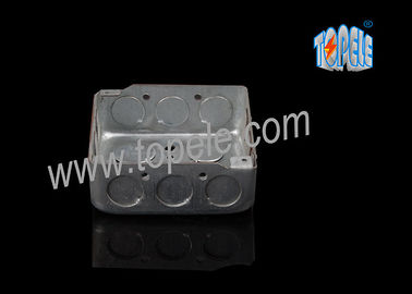 4 X 4 Quảng trường hộp điện kim loại ống dẫn hộp chuyển đổi EMT 1 - 1 / 2" sâu