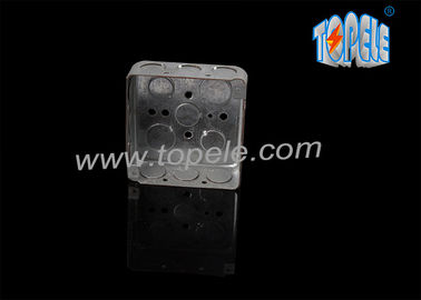 4 X 4 Quảng trường hộp điện kim loại ống dẫn hộp chuyển đổi EMT 1 - 1 / 2" sâu