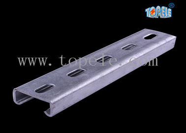 Đen HDG Slotted Plain Strut Unistrut kênh để hỗ trợ ống dẫn 41X 41MM