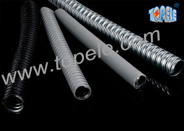 Đường dẫn và phụ kiện linh hoạt PVC thép galvanized điện Xám