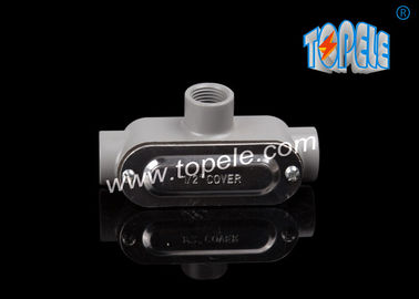 Cơ thể ống dẫn cứng nhôm có sợi với nắp đúc đúc / nắp và vỏ -1/2&quot;-4&quot; phủ bột