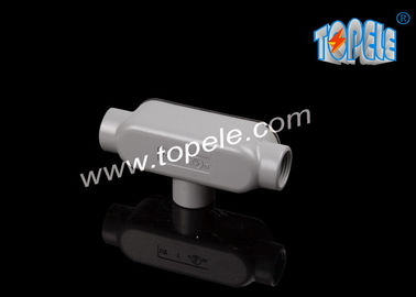 Cơ thể ống dẫn cứng nhôm có sợi với nắp đúc đúc / nắp và vỏ -1/2&quot;-4&quot; phủ bột