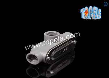 Cơ thể ống dẫn cứng nhôm có sợi với nắp đúc đúc / nắp và vỏ -1/2&quot;-4&quot; phủ bột