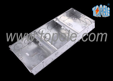 Hộp cắm điện kim loại trần bao gồm 1 + 1 + 1 ống dẫn băng đảng