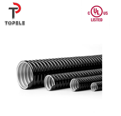 UL tiêu chuẩn PVC phủ ống dẫn linh hoạt kim loại FMC