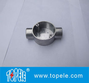 TOPELE 20mm / 25mm BS4568 / BS31 Hộp kết nối nhôm góc tròn hai chiều điện, Phụ kiện dây dẫn điện