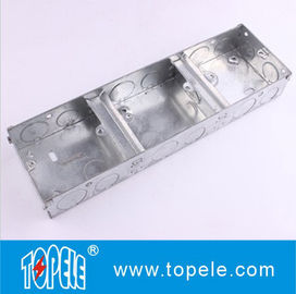 25mm, 35mm thép BS4568 GI Box / Terminal One Gang GI Box, hộp điện và nắp