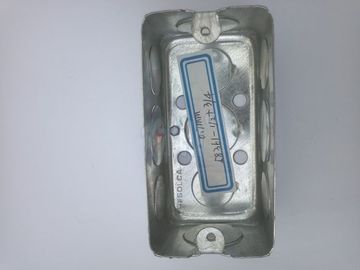 TOPELE 4 ′′ X2 ′′, 1 - 1/2 'Thâm sâu Nhóm đơn dây điện Handy Box, Sáu 1/2" Knockouts