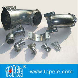 Đường dẫn thẳng / 90 độ linh hoạt và phụ kiện kết nối góc ép kim loại kẽm