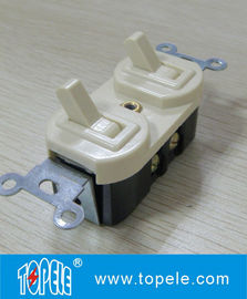 125V 15A / 20A Máy chứa đơn / Máy chứa GFCI kép, công tắc và ổ cắm điện