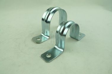 1/2 ′′, 1-1 / 4 ′′ IMC ống dẫn và phụ kiện thép kẽm dây đai hai lỗ, IMC / RMC ống dẫn clip