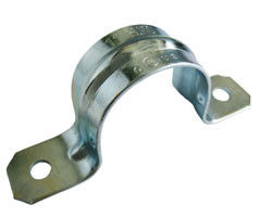 1/2 ′′, 1-1 / 4 ′′ IMC ống dẫn và phụ kiện thép kẽm dây đai hai lỗ, IMC / RMC ống dẫn clip