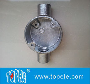 BS4568 Hộp kết nối điện tròn bằng sắt / nhôm có thể uốn cong hai chiều - qua đường