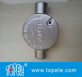 BS4568 Hộp kết nối điện tròn bằng sắt / nhôm có thể uốn cong hai chiều - qua đường
