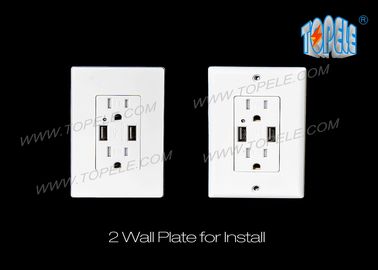 Bộ sạc USB tốc độ cao thông minh 15A Tamper - ổ cắm kháng chỉ sử dụng trong nhà