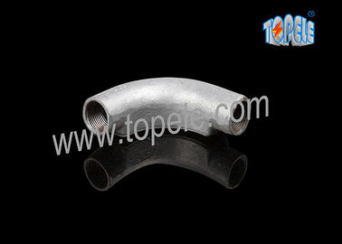 20MM 3 / 4 ′′, 1 ′′ BS4568 GI sắt khuỷu tay hộp kết nối hình tròn bằng sắt có lỗ