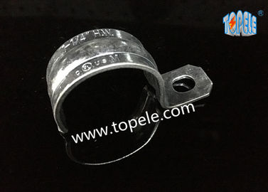 Sắt EMT bằng thép bọc kẽm và phụ kiện với kẹp một lỗ / dây chuyền EMT