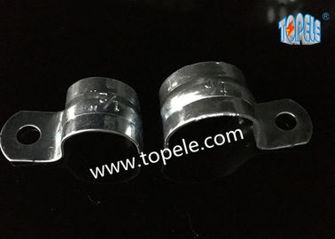 Sắt EMT bằng thép bọc kẽm và phụ kiện với kẹp một lỗ / dây chuyền EMT