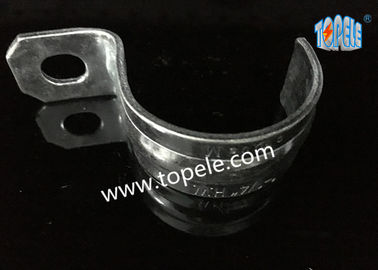 Sắt EMT bằng thép bọc kẽm và phụ kiện với kẹp một lỗ / dây chuyền EMT