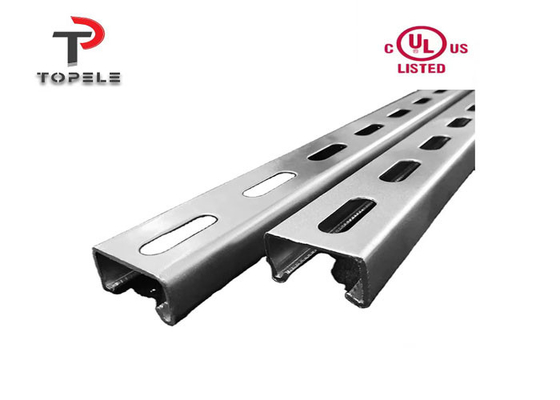 Galvanized Bline Unistrut kênh kim loại cho hệ thống hỗ trợ 1.5mm