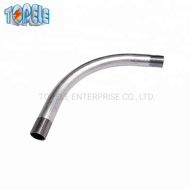 Hướng dẫn cứng 90 độ khuỷu tay IEC61386 20mm-110mm Hot DIP galvanized