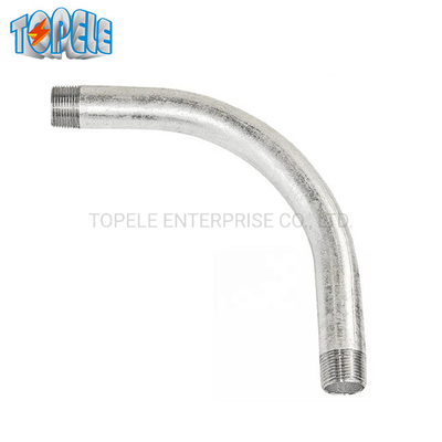 Hướng dẫn cứng 90 độ khuỷu tay IEC61386 20mm-110mm Hot DIP galvanized