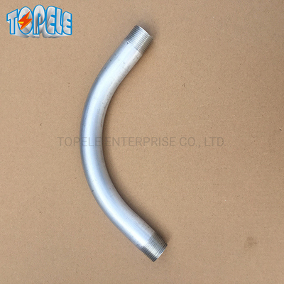 Hướng dẫn cứng 90 độ khuỷu tay IEC61386 20mm-110mm Hot DIP galvanized