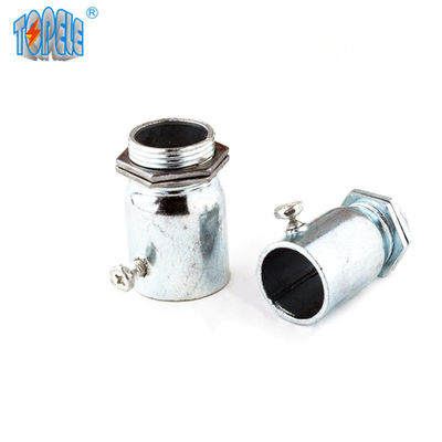 IEC 61386 Acero Terminal EMT Connector Điện gia công