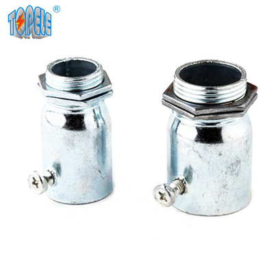 IEC 61386 Acero Terminal EMT Connector Điện gia công