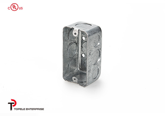 TOPELE 4 ′′ X2 ′′, 1 - 1/2 'Thâm sâu Nhóm đơn dây điện Handy Box, Sáu 1/2" Knockouts
