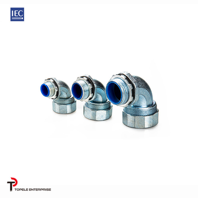 Liquid Tight Quincunx Head Zinc 90 độ góc kết nối tiêu chuẩn IEC