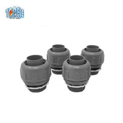 Liquid tight Nm straight PVC conduit connector tự tắt