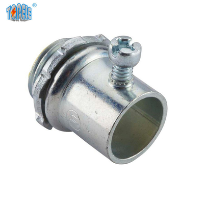 Thép EMT nhựa gốm bộ kết nối vít nén / loại vít