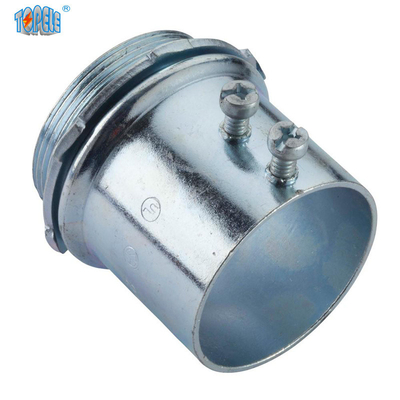 Thép EMT nhựa gốm bộ kết nối vít nén / loại vít