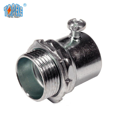 Topele EMT Steel Set Screw Connectors với W/O Plastic Throat