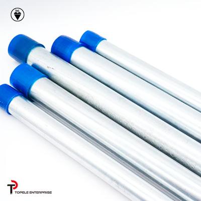 Đường dẫn thép galvanized BS4568 / BS4568 TUBE / GI PIPE với nắp bảo vệ