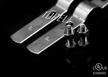 Clamp ống kim loại Riser bằng kẽm được tùy chỉnh với Bolt, UL được chấp thuận