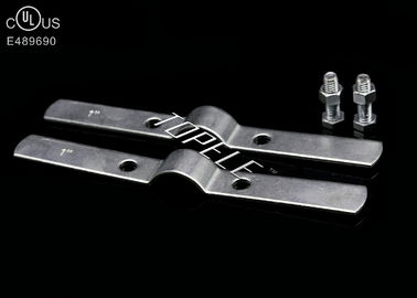 Công nghiệp Silver Pipe Riser Clamp tùy chỉnh cho Cable Support, Building Material Steel Structure Short Tongue Riser C
