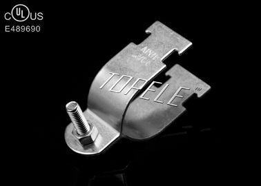 Thép phổ quát Strut Clamp Unistrut kênh mạ kết thúc để hỗ trợ kênh Strut