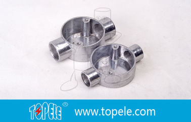 TOPELE 25MM Hot-Dip Galvanized Aluminium Junction Box / Metal Conduit Box với tiêu chuẩn BS4568/