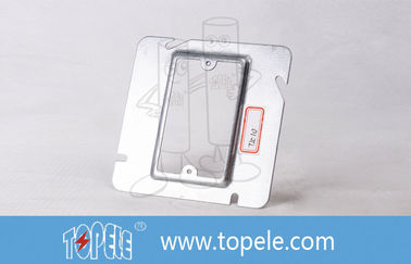 TOPELE Sản phẩm thép galvanized Quảng trường hộp điện và nắp, 4 √ Quảng trường 1 / 2 √ Nắp ổ cắm tường nâng