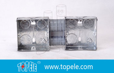 Hộp điện / hộp ống dẫn kim loại tiêu chuẩn Anh với PVC, hộp chuyển mạch