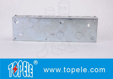Thép BS4568 Terminal 1+1+1 Gang Box, Electrical Boxes And Covers Thị trường Ả Rập Saudi