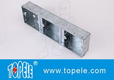 Thép BS4568 Terminal 1+1+1 Gang Box, Electrical Boxes And Covers Thị trường Ả Rập Saudi